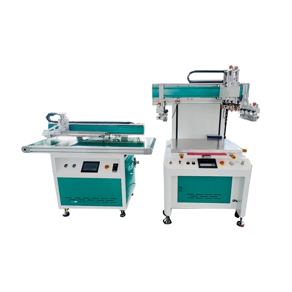 YICAI-6080MMV機械手下料絲印機